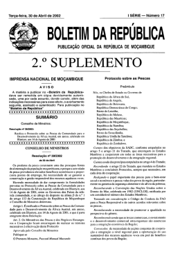 Protocolo sobre as Pescas da Comunidade Para o