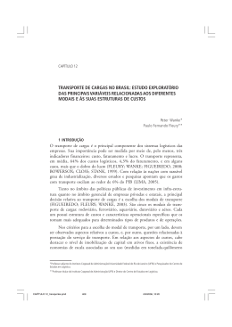 Transporte de Cargas no Brasil: Estudo Explorat&oacute;rio
