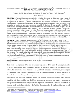 AN&Aacute;LISE DA DISPERS&Atilde;O DO MODELO AVN COM RELA&Ccedil;&Atilde;O &Agrave;S