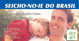 qUinTA-FEiRA - SEICHO NO IE DO BRASIL
