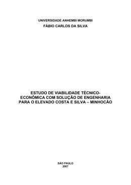 econ&ocirc;mica com solu&ccedil;&atilde;o de engenharia para o elevado costa e silva