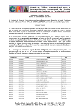 Rua Presidente Costa e Silva, 290 &ndash; Fone: (46) 35