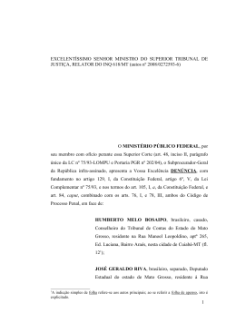 excelent&iacute;ssimo senhor ministro do superior tribunal de justi&ccedil;a