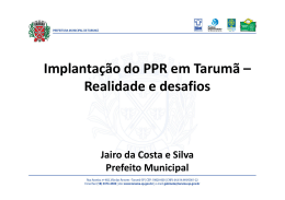 Jairo da Costa e Silva, prefeito de Tarumã