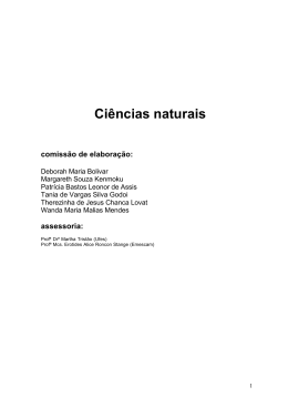 Ciências naturais - Prefeitura Municipal de Vitória