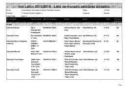 Ciências Naturais CSIS- Ciências Sob Investigação Educação