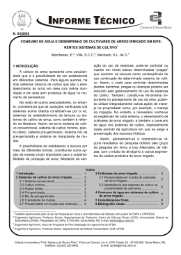 Informativo consumo de agua