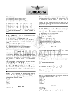 Principais nota&ccedil;&otilde;es Z - o conjunto de todos os n&uacute;meros inteiros. R