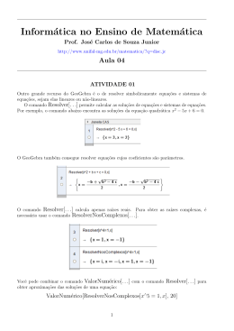 Informática no Ensino de Matemática - Unifal-MG