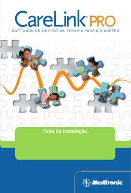 Guia de instala&ccedil;&atilde;o - Medtronic Diabetes