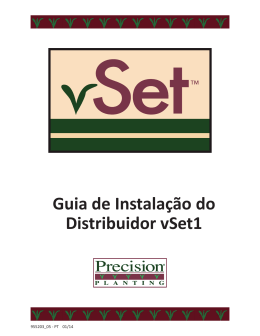 Guia de Instalação do Distribuidor vSet1