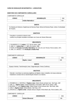 curso de graduação em matemática - Pro-Reitorias