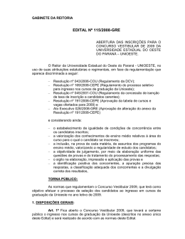 EDITAL Nº 115/2008-GRE
