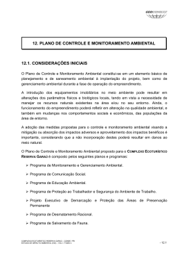 12_Planos de Controle e Monitoramento Ambiental
