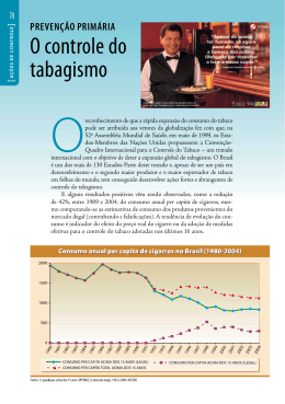 Preven&ccedil;&atilde;o prim&aacute;ria - O controle do tabagismo