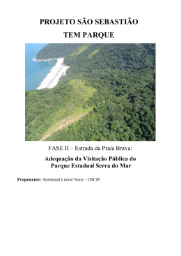 projeto s&atilde;o sebasti&atilde;o tem parque