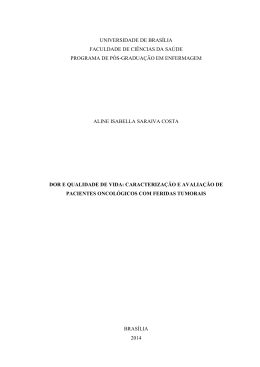 Dor e qualidade de vida: caracteriza&ccedil;&atilde;o e avalia&ccedil;&atilde;o de pacientes