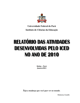Previa - Universidade Federal do Par&aacute;