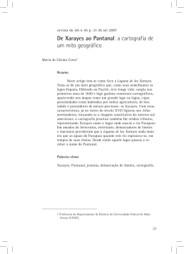 De Xarayes ao Pantanal: a cartografia de um mito geogr&aacute;fico