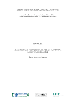 figura&ccedil;&otilde;es da animalidade na narrativa fabul&iacute;stica