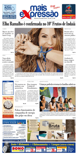 Edi&ccedil;&atilde;o 648 - Jornal Mais Express&atilde;o
