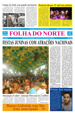 festas juninas com atra&ccedil;&otilde;es nacionais