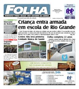 Edi&ccedil;&atilde;o: 1593 De - Folha Ribeir&atilde;o Pires