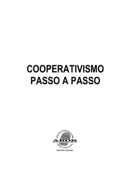 COOPERATIVISMO PASSO A PASSO