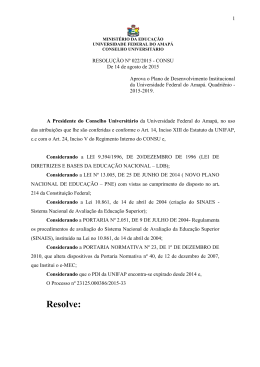 Resolução nº 022-2015 – Aprova Ad Referendum o PDI