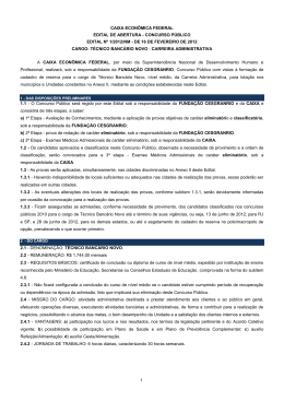 Edital n&ordm;. 1/2012/NM - Funda&ccedil;&atilde;o Cesgranrio