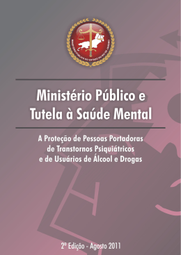 Ministério Público e Tutela à Saúde Mental: A Proteção de Pessoas