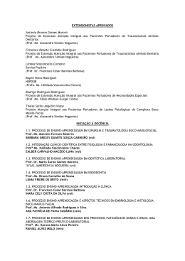 EXTENSIONISTAS APROVADOS Antonio Brunno Gomes Moror&oacute;