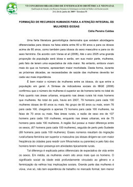 Forma&ccedil;&atilde;o de Recursos Humanos para a aten&ccedil;&atilde;o integral &agrave;s
