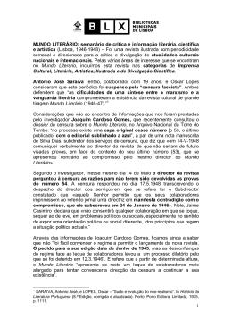 seman&aacute;rio de cr&iacute;tica e informa&ccedil;&atilde;o liter&aacute;ria, cient&iacute;fica e art&iacute;stica