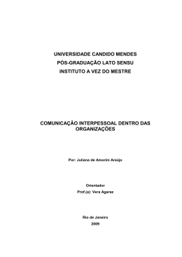 Exemplo de Monografia - AVM Faculdade Integrada