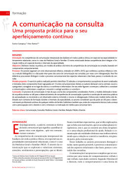 Imprimir este artigo - Revista Portuguesa de Medicina Geral e Familiar
