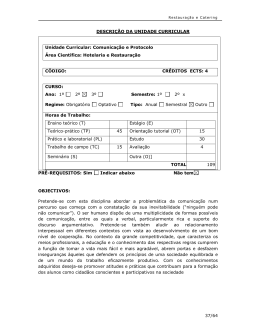 Guia da unidade Curricular