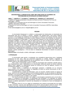 desvendando a comunica&ccedil;&atilde;o como uma habilidade do