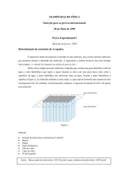 Prova Experimental