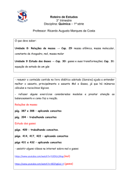 Qu&iacute;mica - Col&eacute;gio Santo Ivo