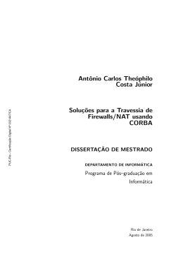 Antônio Carlos Theóphilo Costa Júnior Soluç˜oes para a Travessia