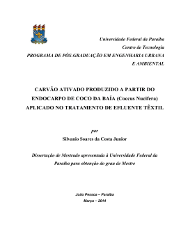 APLICADO NO TRATAMENTO DE EFLUENTE T&Ecirc;XTIL