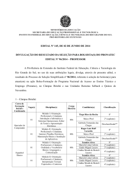 Edital n&deg; 145/2014