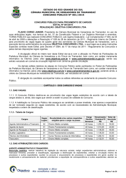 ESTADO DO RIO GRANDE DO SUL C&Acirc;MARA MUNICIPAL DE