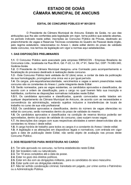 ESTADO DE GOI&Aacute;S C&Acirc;MARA MUNICIPAL DE ANICUNS