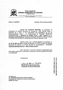 CAMARA MUNICIPAL DE CAUCAIA - C&acirc;mara Municipal de Caucaia
