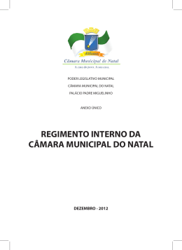 - C&acirc;mara Municipal de Natal
