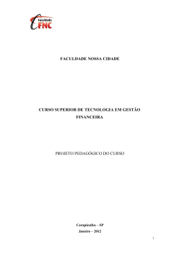FACULDADE NOSSA CIDADE