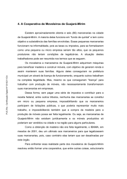 4. A Cooperativa de Moveleiros de Guajar&aacute;-Mirim - Maxwell - PUC-Rio