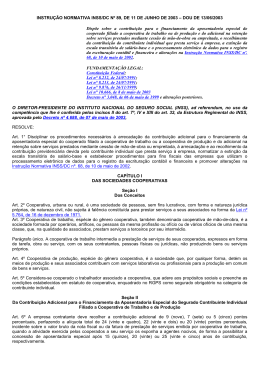 INSTRU&Ccedil;&Atilde;O NORMATIVA INSS/DC N&ordm; 89, DE 11 DE